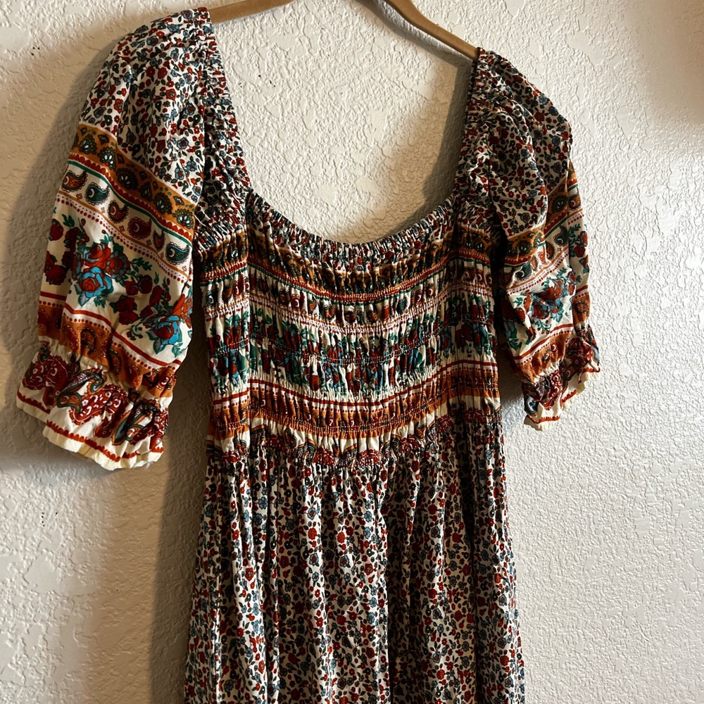 Floral Bohemian Dress - Picture 2 of 6